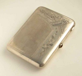 Портсигар СССР ЦВЕТЫ, Артикул 562