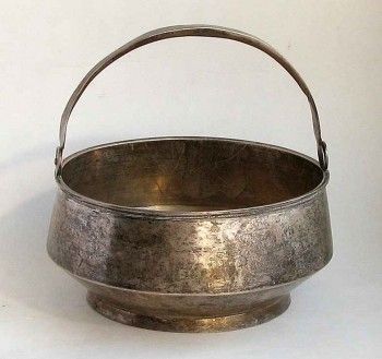 Сахарница серебряная старинная, Артикул 40
