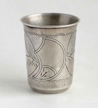 Стопка серебро старинная Христиан Линдроз, Артикул 995