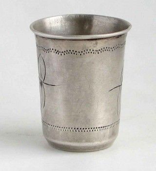 Стопка серебро старинная Христиан Линдроз, Артикул 995