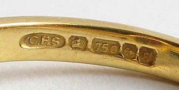 Старинное кольцо 1926 года, Артикул 189