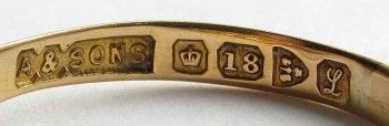 Старинное кольцо 1925 год, Артикул 215