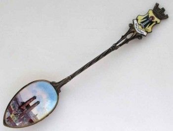 Ложечка с живописной эмалью MUNCHEN, Артикул 1119