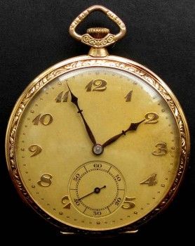 Карманные золотые часы старинные, Артикул 883