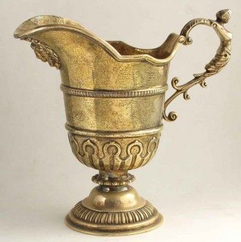 Сливочник старинный серебряный, Артикул 58