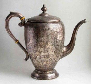 Кофейник старинный серебряный, Артикул 90