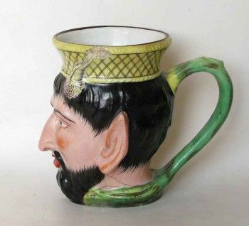 Кружка в виде головы Вакха, Артикул 3029