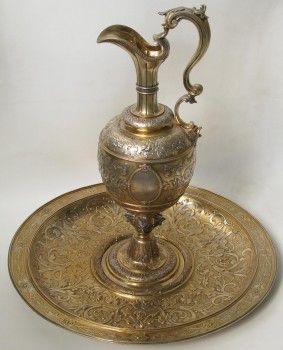 Кувшин серебряный антикварный, Артикул 585