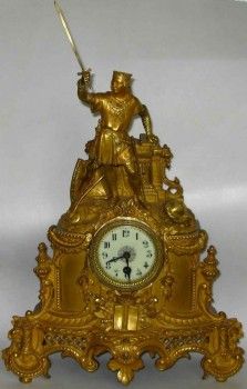 Часы каминные бронзовые, Артикул 7662