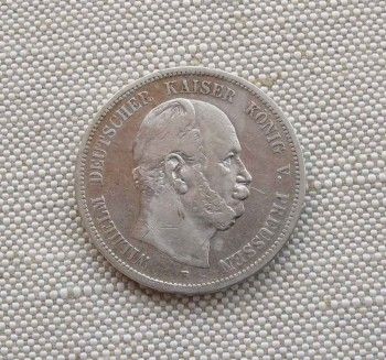 Монета 5 марок 1876 года, Артикул 8150