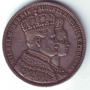 Талер на коронацию Пруссия 1861 года, Артикул 8155